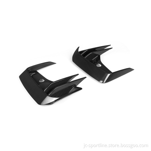 Prepreg Dry Carbon Fiber Front Bumper Canards Vent for BMW IX3 G08I 2023